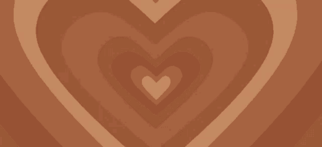 a brown background with a heart shaped pattern on it