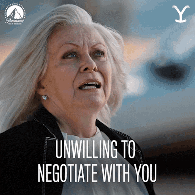 Unwilling To Negotiate With You Yellowstone GIF - Unwilling To Negotiate With You Yellowstone Refusing To Negotiate With You GIFs