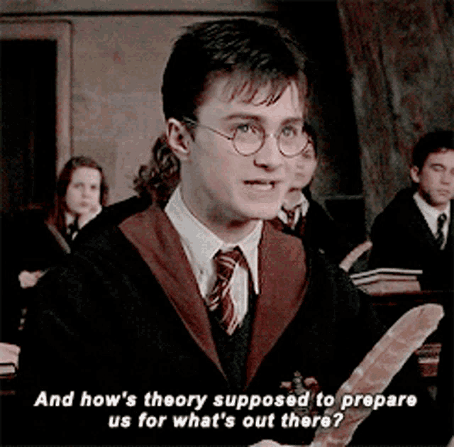 Harry Potter Whats Out There GIF - Harry Potter Whats Out There Prepare GIFs