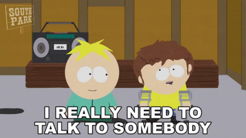 I Really Need To Talk To Somebody Butters Stotch GIF - I Really Need To Talk To Somebody Butters Stotch Jimmy Valmer GIFs