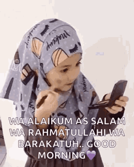 Kid Hijab GIF - Kid Hijab Good Morning GIFs