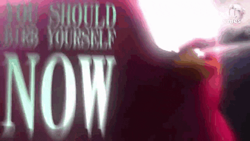 a blurred image of a person with the words " you should kill yourself now "