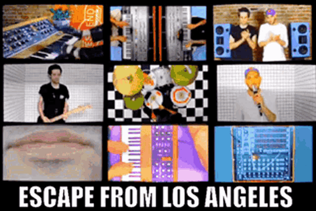 Escape From Los Angeles Holy Ghost GIF - Escape From Los Angeles Holy Ghost Synthpop GIFs