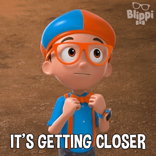 Its Getting Closer Blippi GIF - Its Getting Closer Blippi Blippi Wonders Educational Cartoons For Kids GIFs