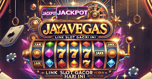 a slot machine that says jackpot on it