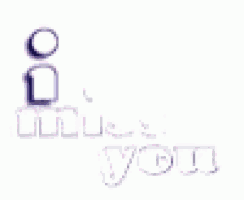 a pink lip print with the words `` i miss you '' below it