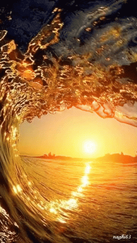 Waves Sunset GIF - Waves Wave Sunset GIFs