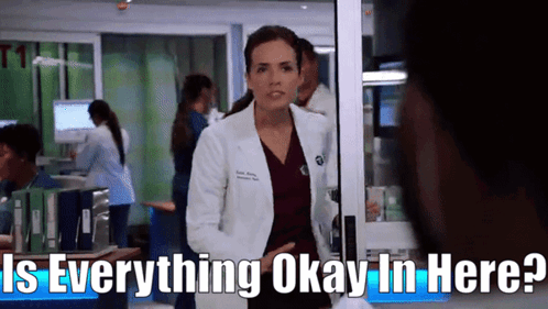Chicago Med Natalie Manning GIF - Chicago Med Natalie Manning Is Everything Okay In Here GIFs