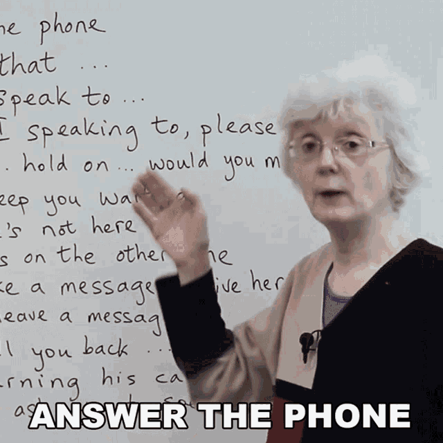 Answer The Phone Gill GIF - Answer The Phone Gill Engvid GIFs