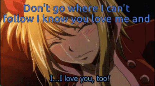 I Love You Too Crying GIF - I Love You Too Crying Lucy Heartfilia GIFs