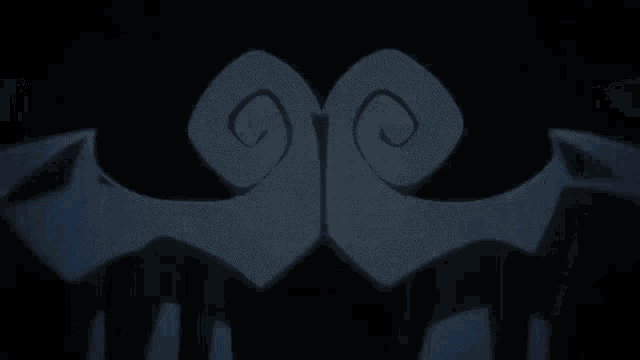 a drawing of a bat with a swirl in the center