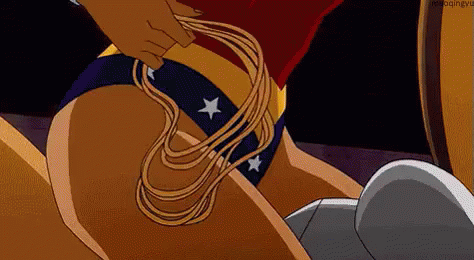 Rope GIF - Wonder Woman Rope Fight GIFs