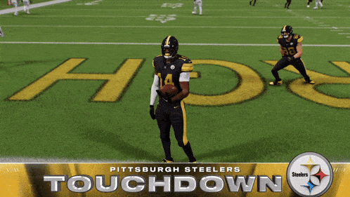 the pittsburgh steelers are playing a touchdown