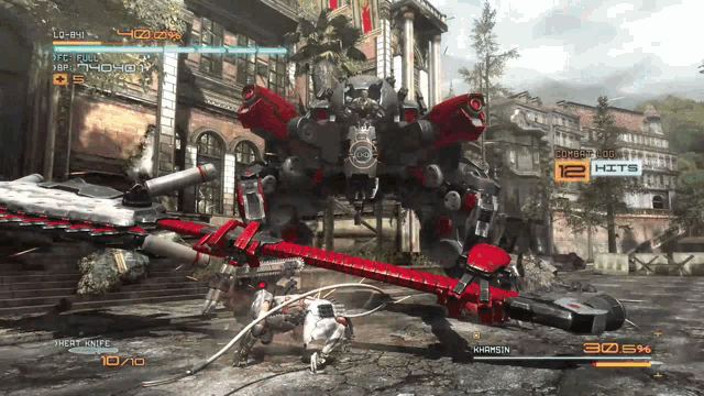 a video game is being played with a character named kharon