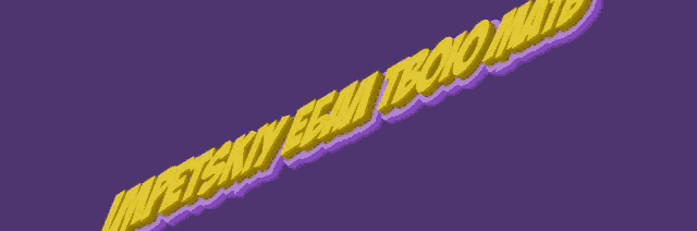 a purple background with yellow text that says impetsky fem tboi mate