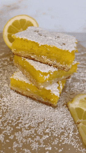 Lemon Bars Lemon Squares GIF - Lemon Bars Lemon Squares Food GIFs