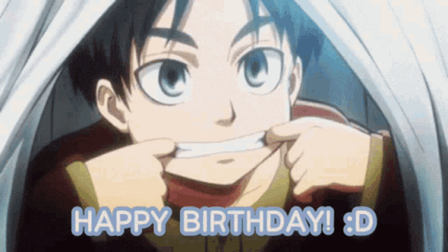 a boy with a bandage on his mouth says happy birthday