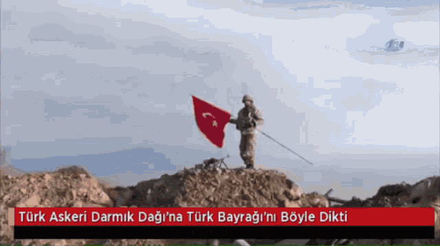 Türk Asker GIF - Türk Asker Turkish Flag GIFs
