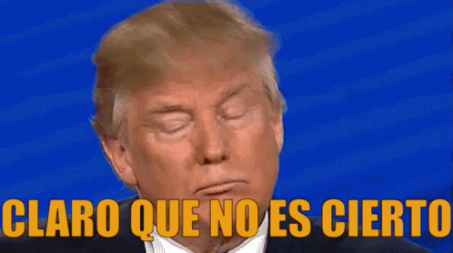 Donald Trump Cara Molesto GIF - Claro Que No No Es Cierto Mentira GIFs