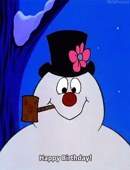 Frosty Happy Birthday GIF - Frosty Happy Birthday Snowman GIFs