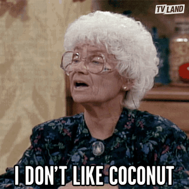 I Dont Like Coconut I Dislike Coconut GIF - I Dont Like Coconut I Dislike Coconut Coconut Is Not For Me GIFs