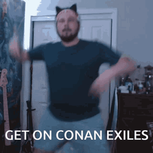 Get On Conan Exiles Hop On Conan Exiles GIF - Get On Conan Exiles Hop On Conan Exiles GIFs