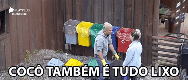 Coco Tambem E Tudo Lixo Reciclar GIF - Coco Tambem E Tudo Lixo Coco Reciclar GIFs