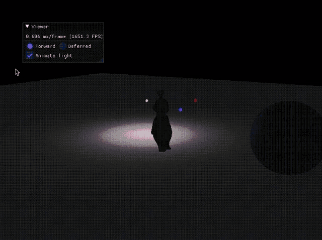 a computer screen shows a rabbit standing in front of a ball with a viewer window above it