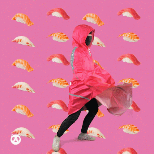 Foodpanda Foodpanda Rider GIF - Foodpanda Foodpanda Rider Sushi GIFs