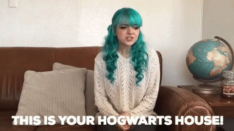 Hogwarts House Ginny Di GIF - Hogwarts House Ginny Di Harry Potter GIFs