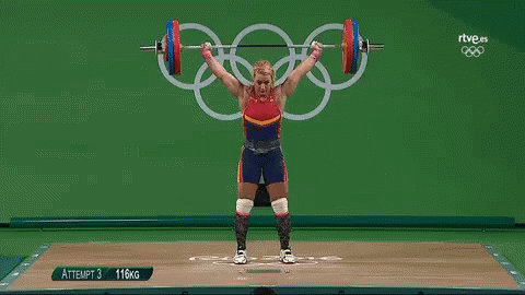 Dainty GIF - Weights Lifting Weights Killing It GIFs