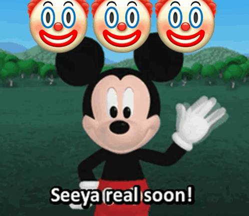 Mickey Mouse See Ya Real Soon GIF - Mickey Mouse See Ya Real Soon See You Real Soon GIFs