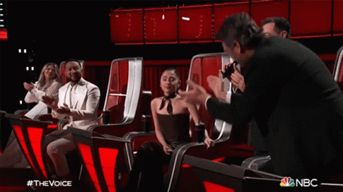 Lets Give A Round Of Applause Kelly Clarkson GIF - Lets Give A Round Of Applause Kelly Clarkson John Legend GIFs