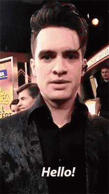 Hello Brendonurie GIF