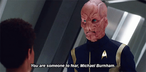 You Are Someone To Fear Michael Burnham Saru GIF - You Are Someone To Fear Michael Burnham Saru Michael Burnham GIFs