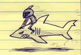Shark Racer GIF - Shark Racer Drawing GIFs
