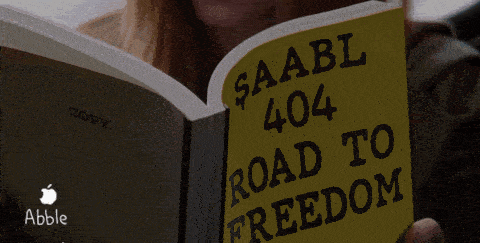 a book titled saabl 404 road to freedom