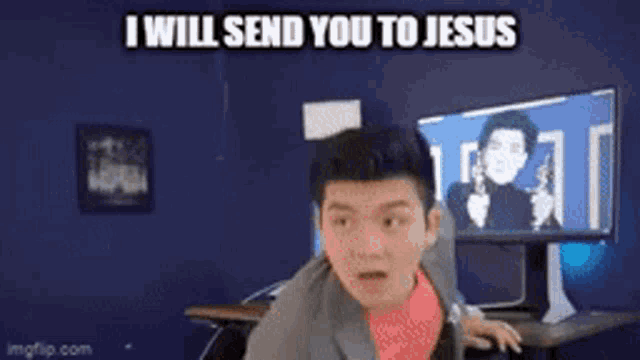 Asian Emotional Damage GIF - Asian Emotional Damage I Will Send You To Jesus GIFs