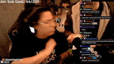 a screenshot of a twitch stream with alwayslawizing written on the bottom