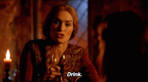 Drink Cersei GIF - Drink Cersei Game Of Thrones GIFs