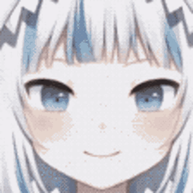 a close up of a girl 's face with blue eyes .
