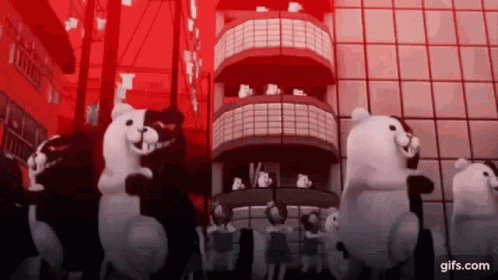 Monokuma Dance GIF - Monokuma Dance GIFs