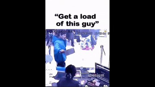 jerry from tom and jerry is giving a thumbs up and says `` get a load of this guy '' .