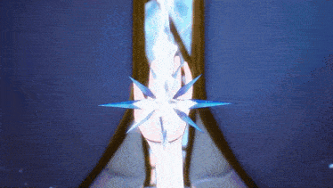 a person holding a glowing object in their hands