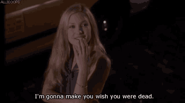 a woman says i 'm gonna make you wish you were dead in front of a taxi