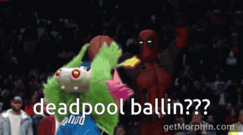 Deadpool Ballin GIF - Deadpool Ballin Basketball GIFs