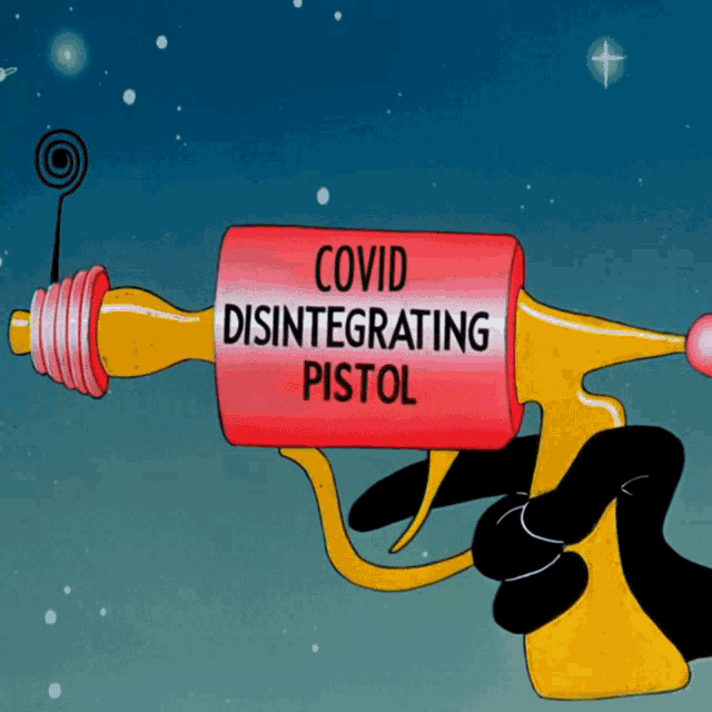 Covid Disintegrating Pistol GIF - Covid Disintegrating Pistol Looney Tunes GIFs