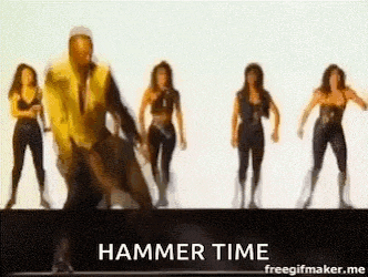 a group of women are dancing in front of a man .