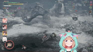 a screenshot of a video game with a girl in a cat hoodie
