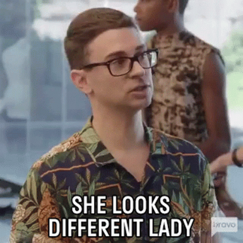 She Looks Different Lady Christian Siriano GIF - She Looks Different Lady Christian Siriano Project Runway GIFs